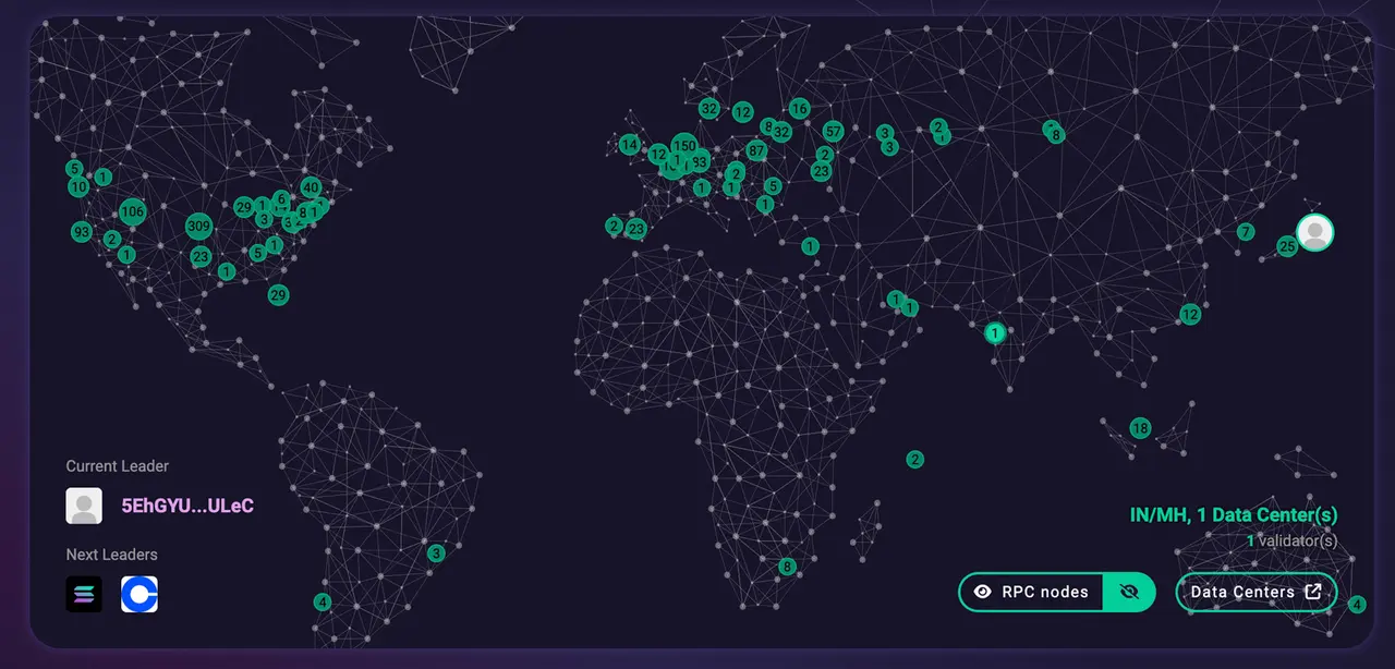 Solana Data Center Locations