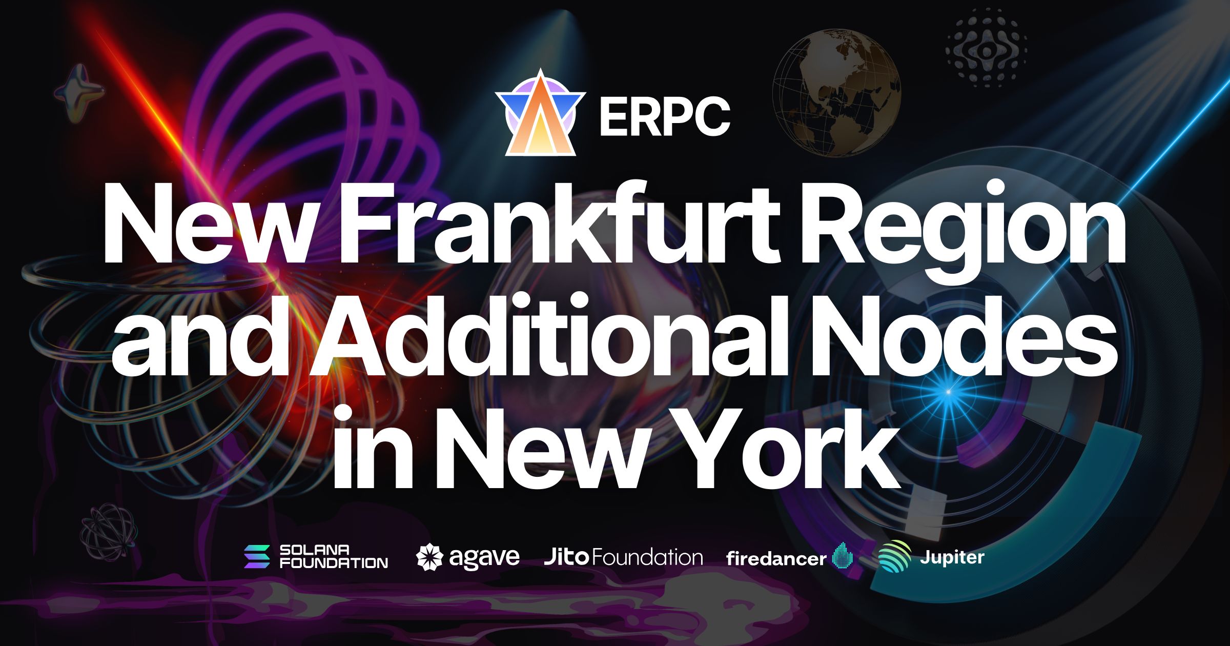 Solana RPC Provider "ERPC" Announces New Frankfurt Region and Additional Node Deployment in New York