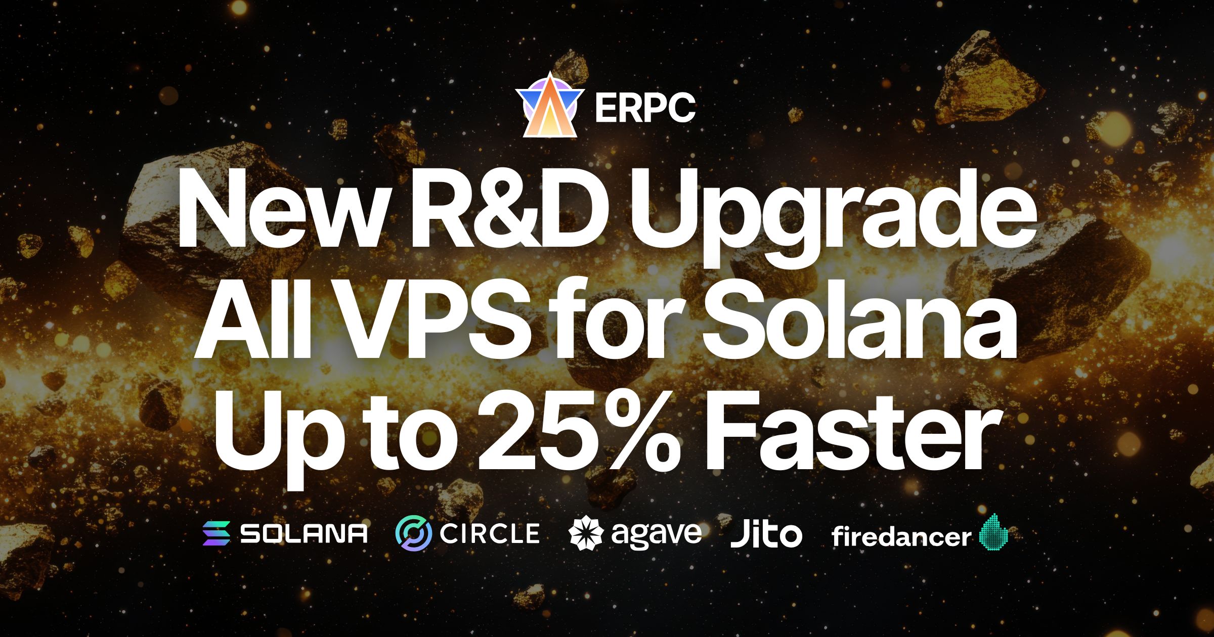 ERPC to Upgrade All VPS Lineups for Solana — New R&D Achievements Deliver up to 25% Performance Improvement