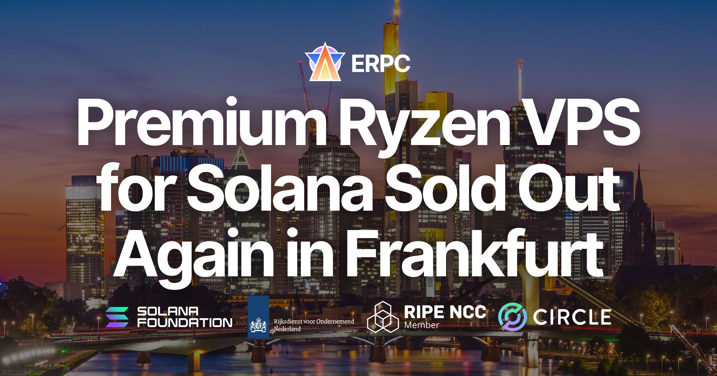 Premium Ryzen VPS for Solana Sold Out Again in Frankfurt — 5.7 GHz High-Clock Plans Remain in Unprecedented Demand