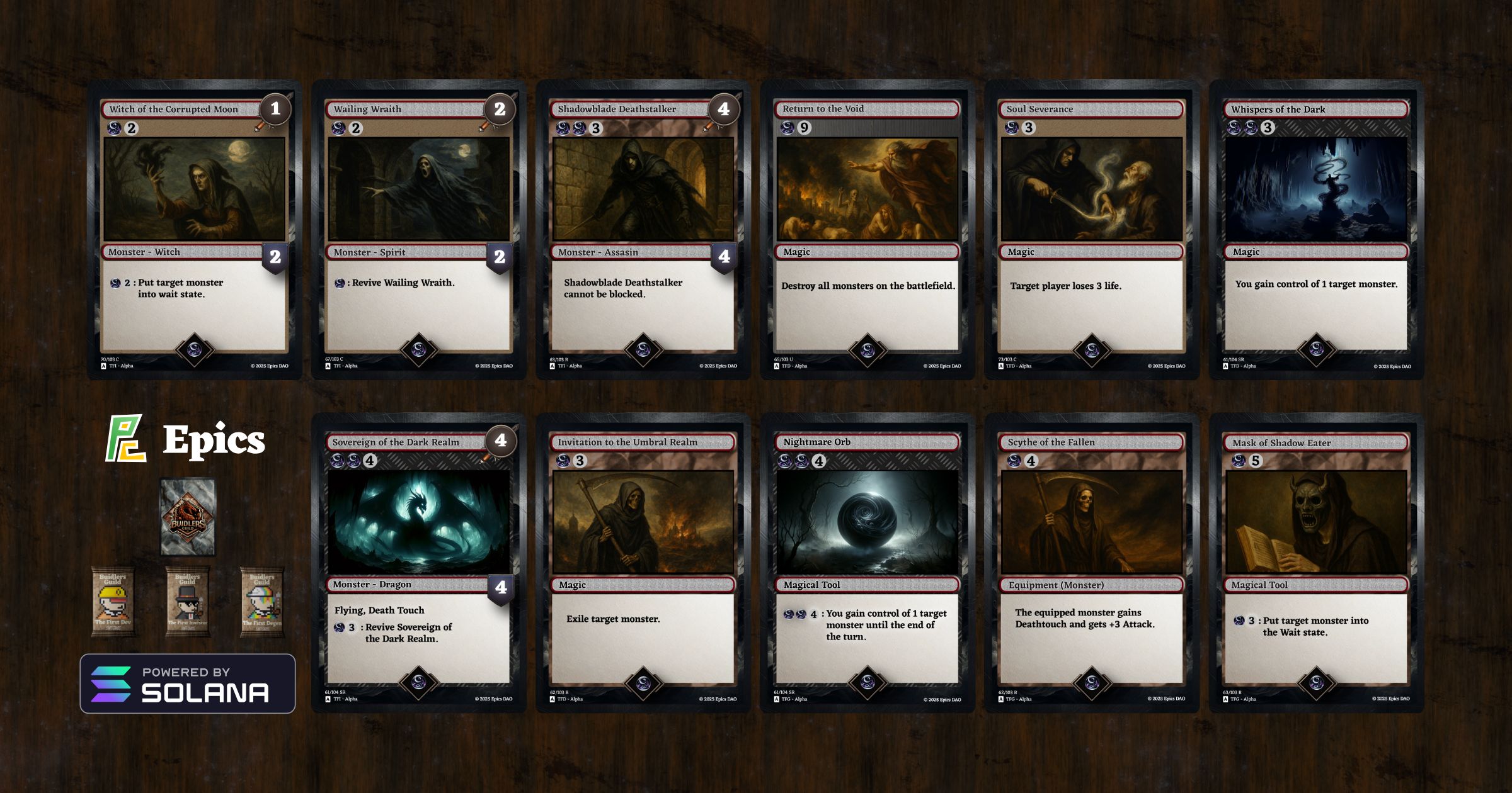 Featured Dark Cards