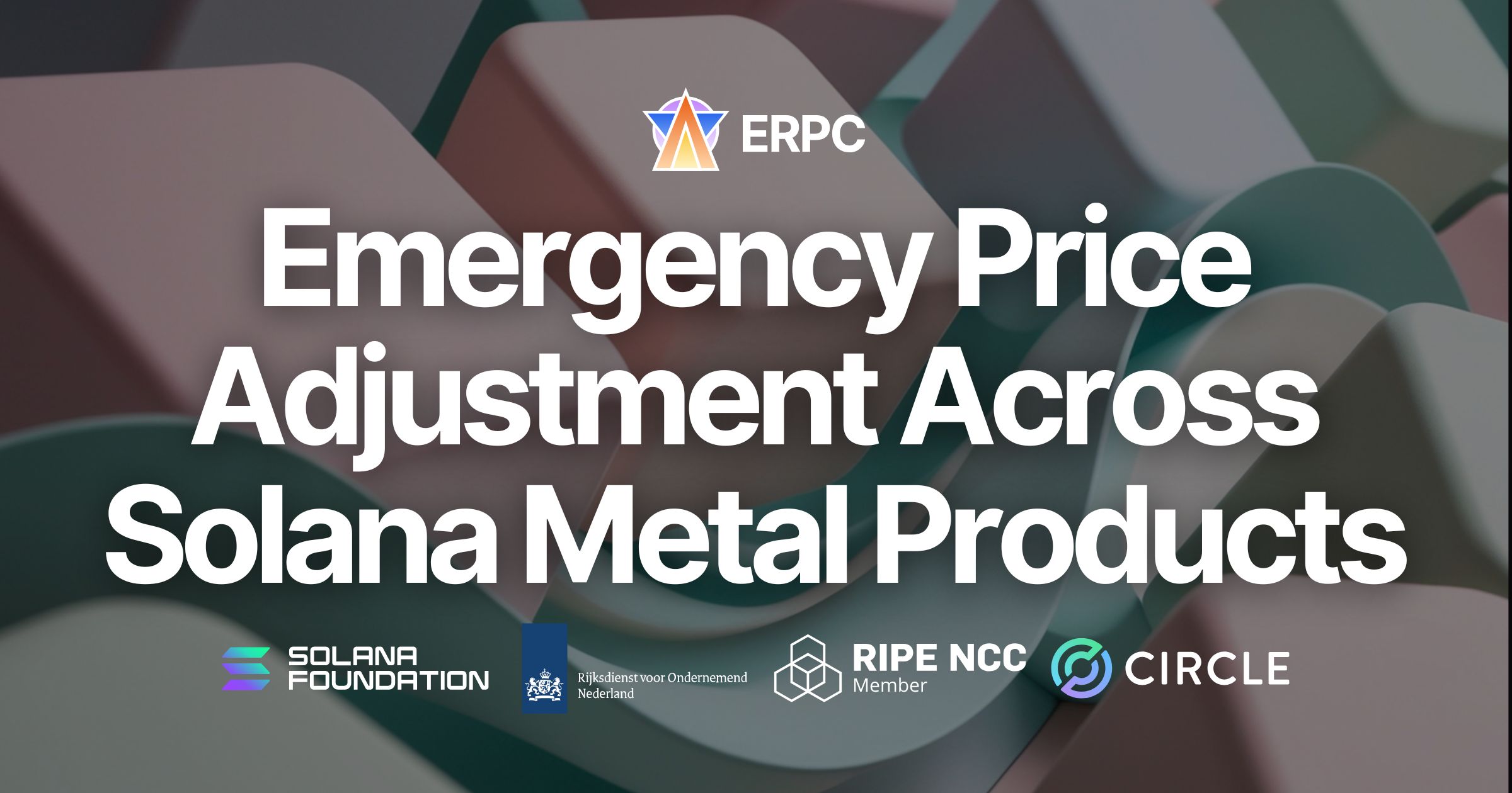 ERPC Announces Emergency Price Adjustment Across Solana Bare Metal Products Due to Rapid Hardware Cost Increases